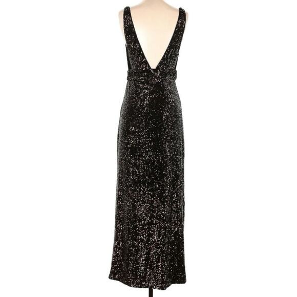 Free People Cool Girl Dark Sparkle Sequin Size 2 Dress - Picture 3 of 4